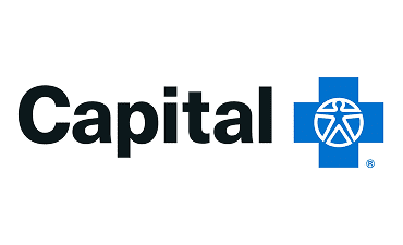 Logo with the word 'apital' and a blue plus sign.
