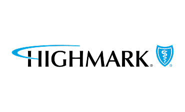 Highmark logo with a blue swoosh above the text.