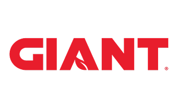 Red text logo spelling 'GIANT' on a white background.