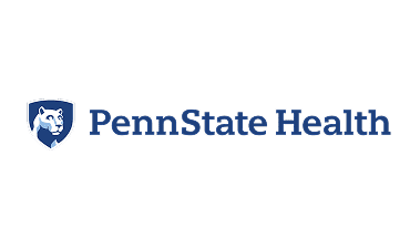 Penn State Health logo in blue text.