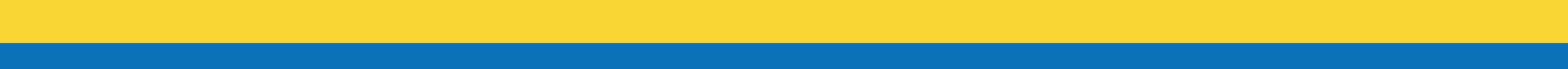 A flag with yellow and blue horizontal stripes.